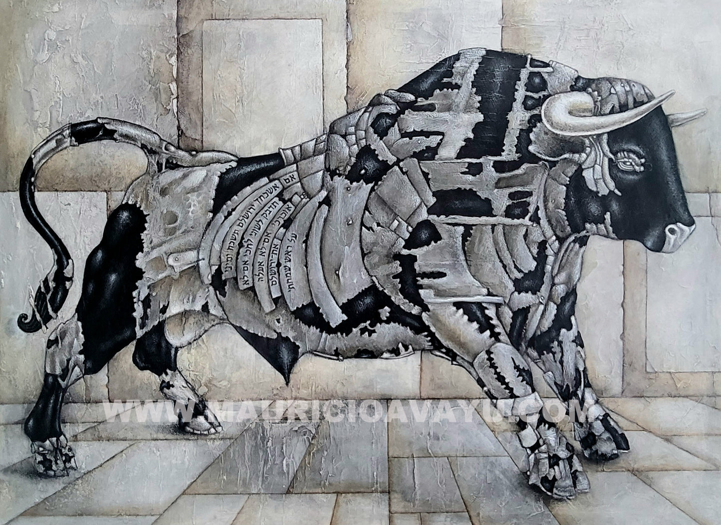 "THE JERUSALEM BULL" / AVAILABLE ORIGINAL