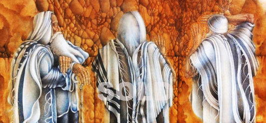 "SUNSET AT THE KOTEL" / SOLD