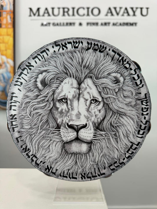 Tambourine "AM ISRAEL CHAI"
