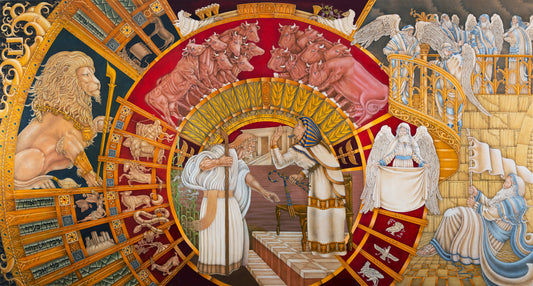 "BERESHIT TORAH MURAL" / Printing